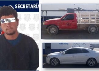 Detiene SSPE a sujeto por posesión de vehículo robado y atropello en Ciudad Juárez