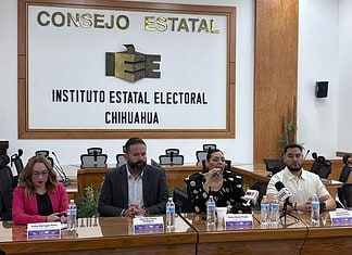 Lanza IEE Chihuahua simulador de votación