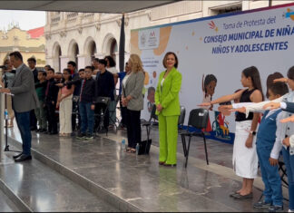 Toman protesta integrantes del Consejo de Niñas, Niños y Adolescentes 2025 en Chihuahua
