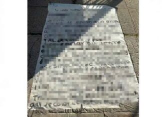 Aparece manta con amenazas a comandante de la Fiscalía