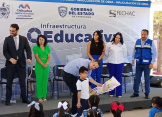 Inauguran domo en jardín de niños Suave Patria