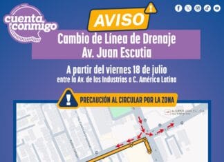 Iniciará JMAS Chihuahua cambio de línea de drenaje dañada en cruce de avenidas Juan Escutia y De las Industrias