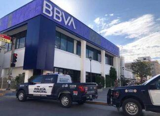 Detienen a guardia por intento de robo a banco