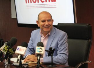 Morena critica protesta del PRI en toma de protesta del Poder Judicial