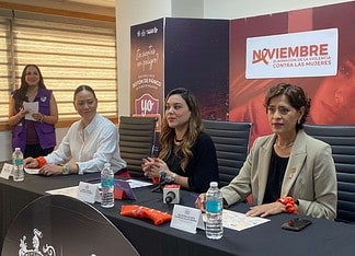 Anuncian agenda de actividades por la eliminación de la violencia contra las mujeres