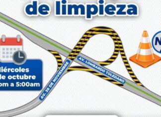 Cierre nocturno en accesos al Lombardo Toledano por limpieza