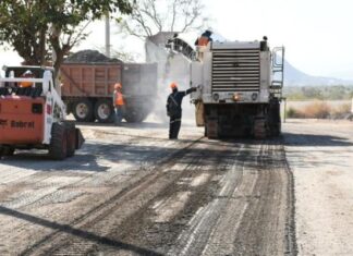 Inicia CUM recarpeteo en la calle Isla Tiburón; piden circular con precaución