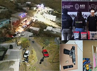Revientan casa en la Cerro Coronel; lo aprehenden con una .45