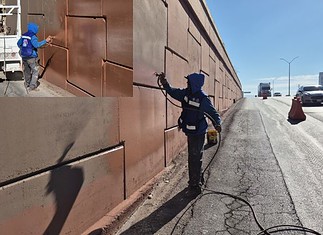 Limpian y pintan bajo puente del Periférico de la Juventud