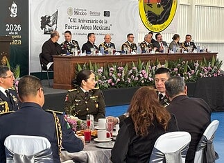 Conmemoran en Chihuahua el 61 aniversario de la Fuerza Aérea Mexicana