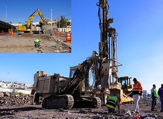 Realizan excavaciones y reubican línea de agua por construcción de Gaza en el Canal