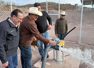 Inauguran pozo solar en Santa Isabel; beneficiará a 600 habitantes