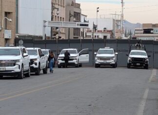 Con Palacio amurallado realizan Mesa de Seguridad