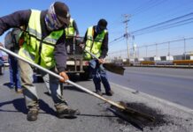 Anuncia Municipio bacheo en siete zonas hoy lunes