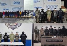 Destacan detenciones de líderes criminales en el estado