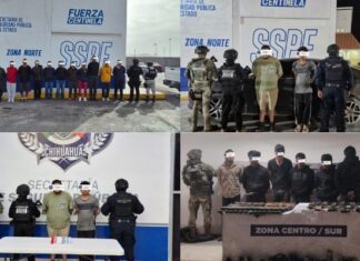 Destacan detenciones de líderes criminales en el estado