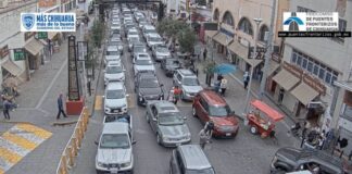 Filas llenas en Puentes Internacionales por vacaciones