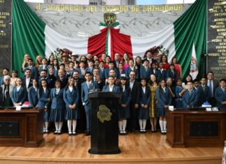 Sesionan diputadas y diputados infantiles por un día