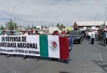 Marchan en Chihuahua por soberanía y exigen esclarecer caso en la sierra