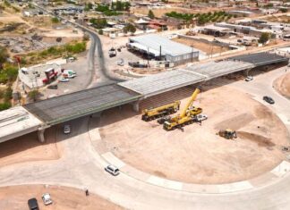 En etapa final puente de la Aldama–Fuerza Aérea