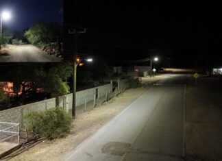 Instalan alumbrado LED en Ejido Sierra Azul, El Fresno y más