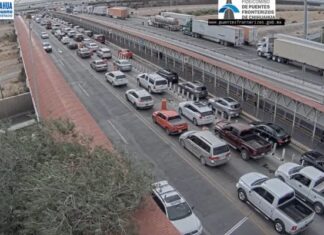 Más de una hora para cruzar a El Paso; Así tiempos