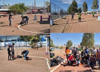 Realizaron jornada de limpieza en parques de la ciudad