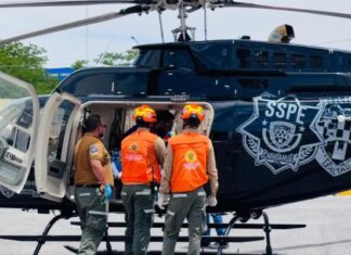 Desde Creel a Chihuahua, trasladaron a lesionado en helicóptero