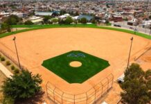 En etapa final rehabilitación de campo de beisbol en Villas del Real