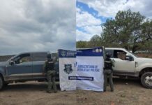 Asegura SSPE 2 vehículos robados en Guerrero y Nonoava