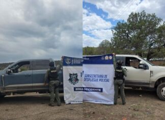 Asegura SSPE 2 vehículos robados en Guerrero y Nonoava
