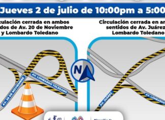 Anuncian Cierres nocturnos en el Lombardo Toledano por limpieza