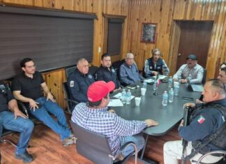 Realizan reunión regional de seguridad en Ocampo