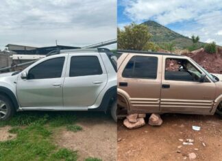 Asegura dos vehículos robados en Cuauhtémoc