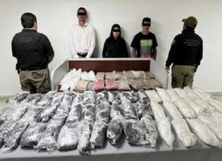 Detienen a 3 personas con cargamento de droga en El Navegante