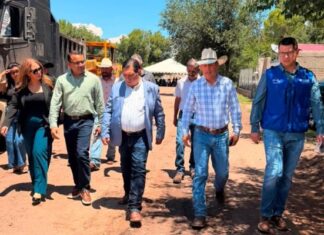 Inician pavimentación de la calle Juárez en Matachí