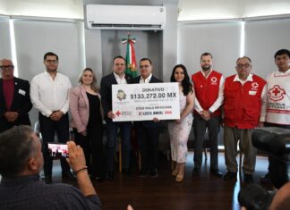 Entrega Congreso del Estado donativo a la Cruz Roja Mexicana por Colecta Nacional 2026