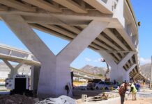Alcanza puente Nogales e Industria el 90% de construcción