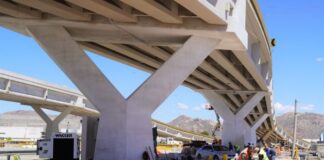 Alcanza puente Nogales e Industria el 90% de construcción