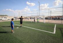 Inauguran canchas del programa Mundial Social en Juárez