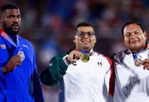 Chihuahuense Uziel Muñoz conquista el oro en lanzamiento de bala en Santo Domingo 2026