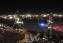 Controlan incendio en relleno sanitario de Chihuahua