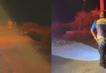 Muere motociclista tras caer a canal en Meoqui