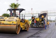 Rehabilitan más de 10 mil m² de pavimento en Fuentes Mares